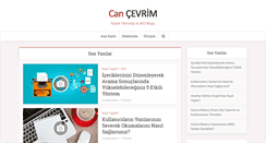 Desktop Screenshot of cancevrim.com